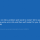 :( Blue Screen