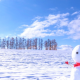 雪だるま一回