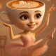 バレリーナカプチーノを１回