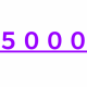 プレイ回数5000回突破記念「5000」を打て！