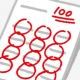 テスト100点の見せ方タイピング