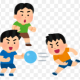 ドッジボールと一回打つだけ！