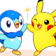 ポッチャマ＆ピカチュウ一回