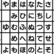 五十音タイピング