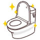 トイレ一回
