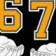67を67回