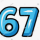 ６７