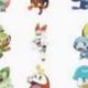 ポケモンの７~９世代の御三家タイピング