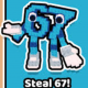 67を67回
