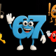 67を67回