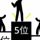 ５位になった人が１位！？