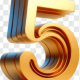 5を5!回