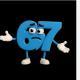 ６７