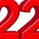 22を22回打つ