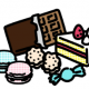 お菓子タイピング